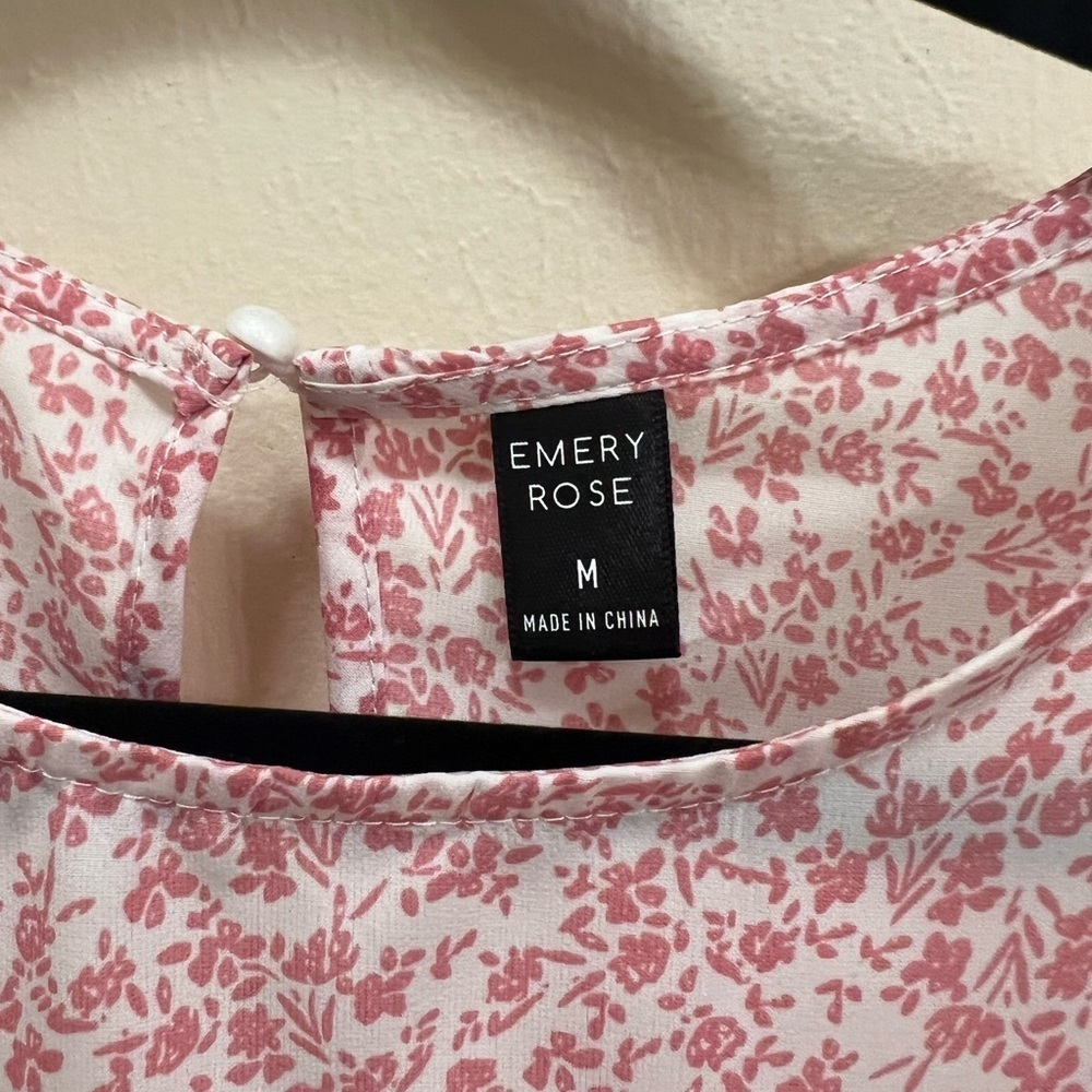Lovely Rose Pink Floral Blouse - Picture 2 of 5